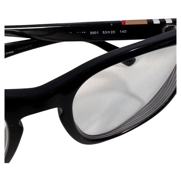 Burberry Eyeglasse Frame B 2147 3001 Black Men Women Italy 53[]20 140 Nova Check - Picture 5 of 6